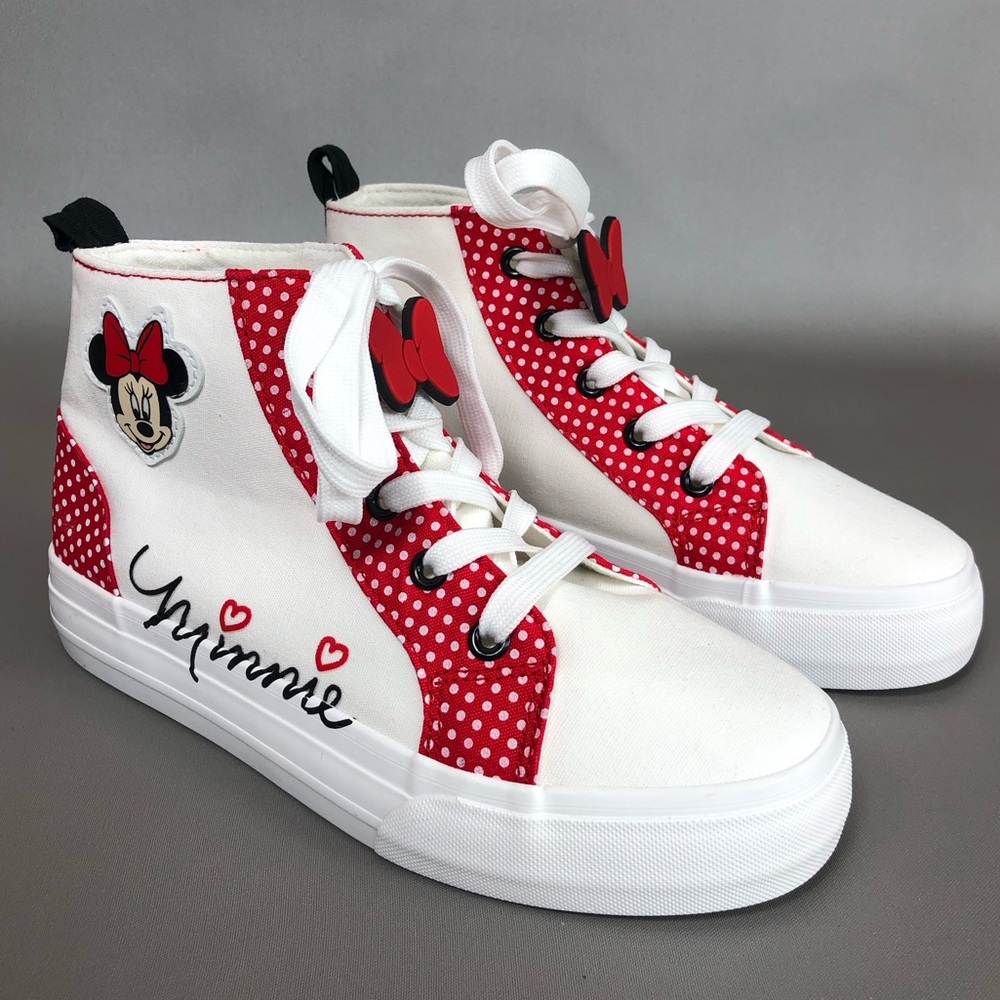 Minnie Mouse High Top Sneakers